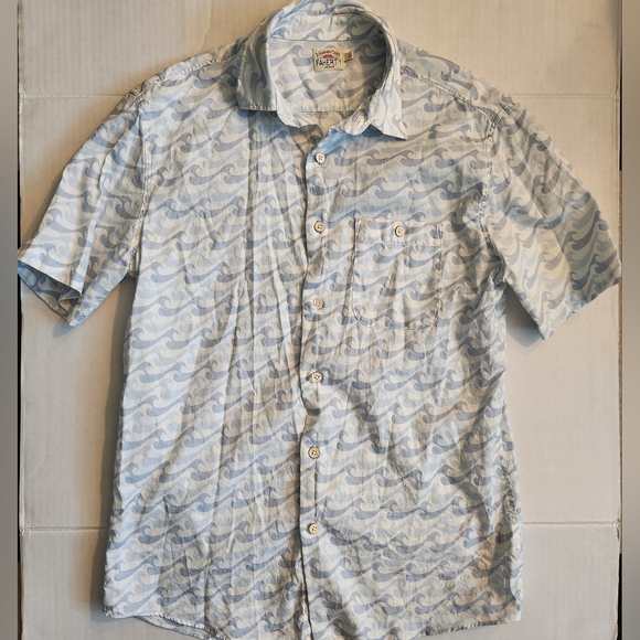 Faherty Button down‎ short sleeve shirt - Picture 1 of 7